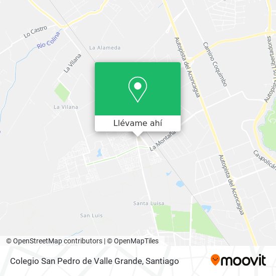 Mapa de Colegio San Pedro de Valle Grande