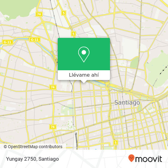 Mapa de Yungay 2750