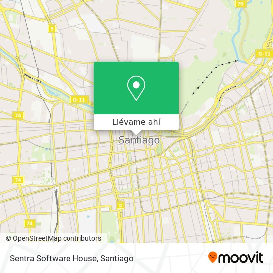 Mapa de Sentra Software House