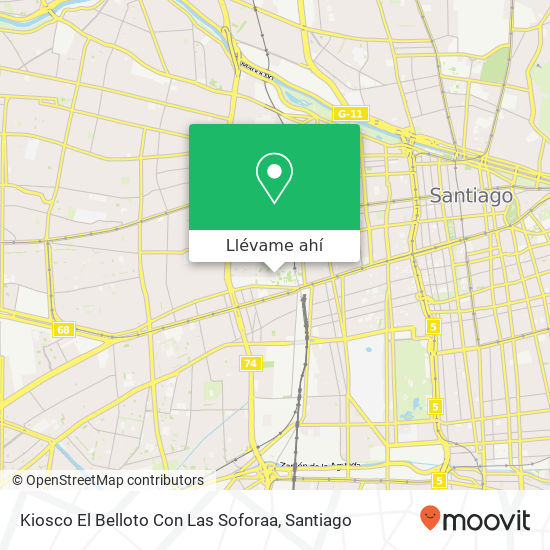 Mapa de Kiosco El Belloto Con Las Soforaa