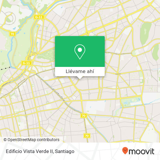 Mapa de Edificio Vista Verde II