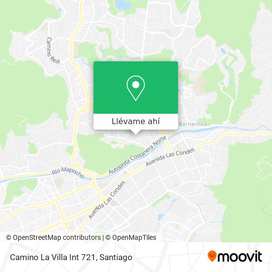 Mapa de Camino La Villa Int 721