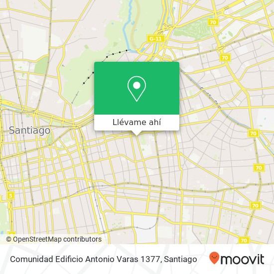 Mapa de Comunidad Edificio Antonio Varas 1377