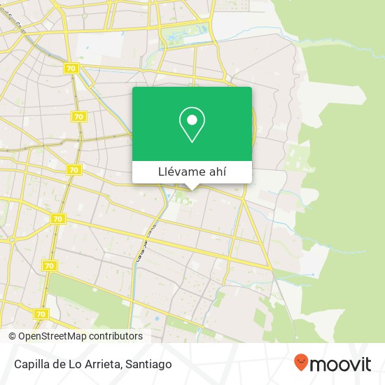 Mapa de Capilla de Lo Arrieta
