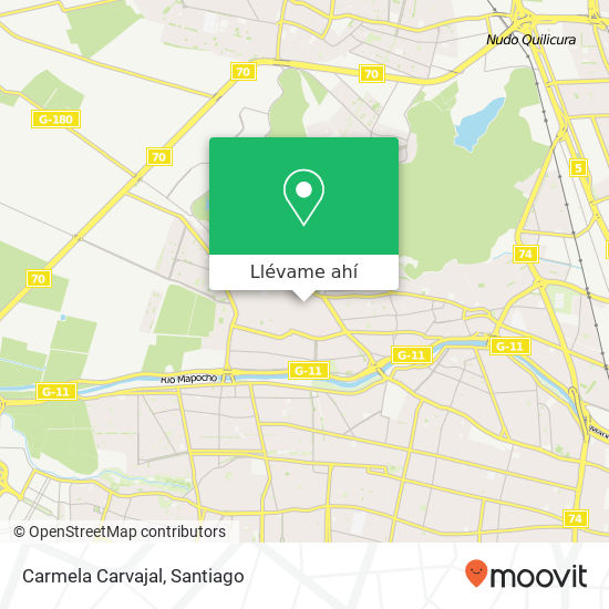 Mapa de Carmela Carvajal