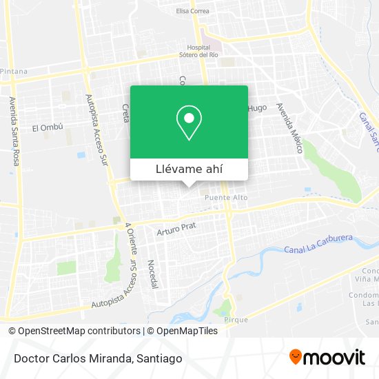 Mapa de Doctor Carlos Miranda