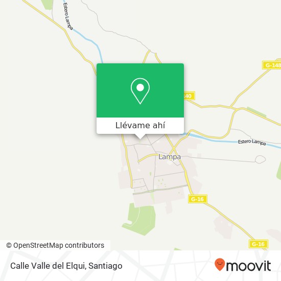 Mapa de Calle Valle del Elqui
