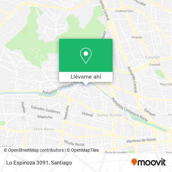 Mapa de Lo Espinoza 3091