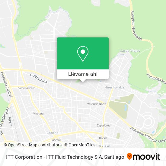 Mapa de ITT Corporation - ITT Fluid Technology S.A