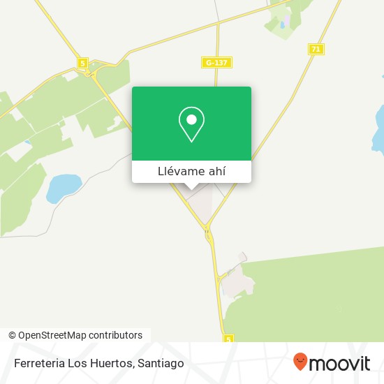 Mapa de Ferreteria Los Huertos