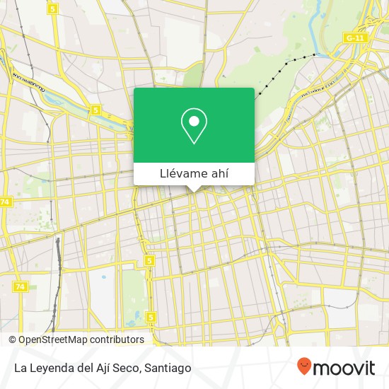 Mapa de La Leyenda del Ají Seco