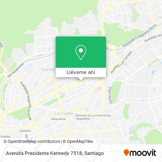 Mapa de Avenida Presidente Kennedy 7518