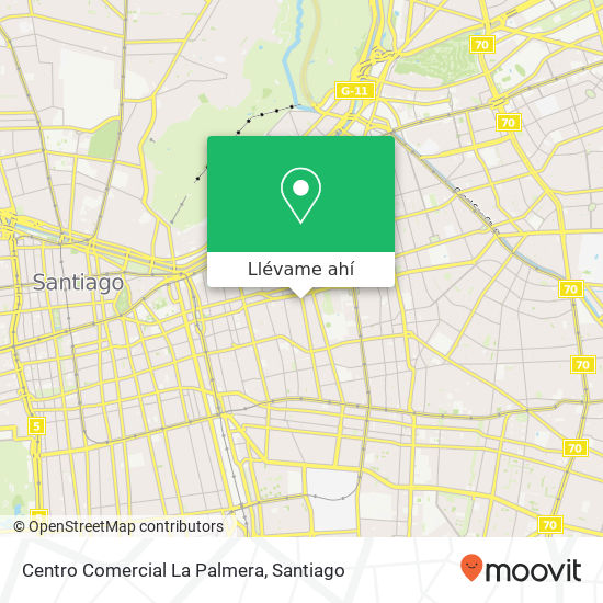 Mapa de Centro Comercial La Palmera