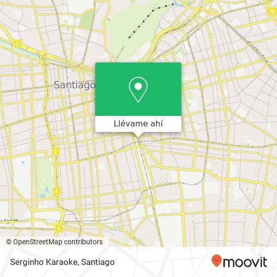 Mapa de Serginho Karaoke