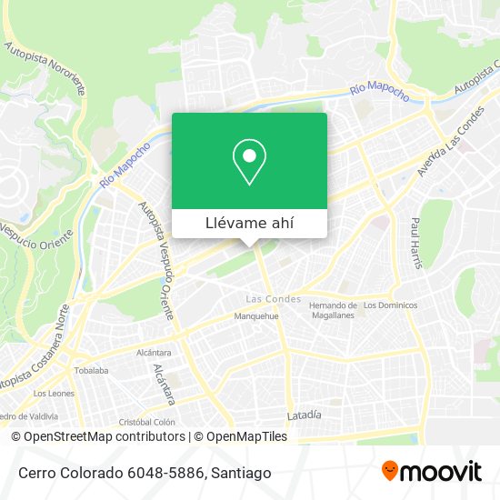 Mapa de Cerro Colorado 6048-5886