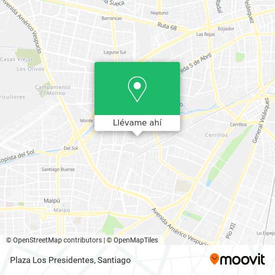 Mapa de Plaza Los Presidentes