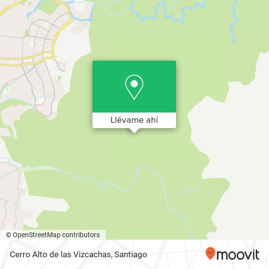 Mapa de Cerro Alto de las Vizcachas