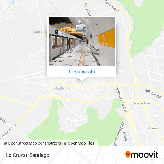 ¿Cómo llegar a Lo Cruzat en Quilicura en Micro o metro?