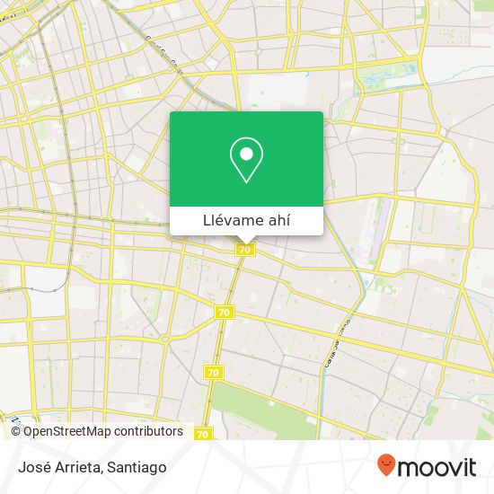 Mapa de José Arrieta