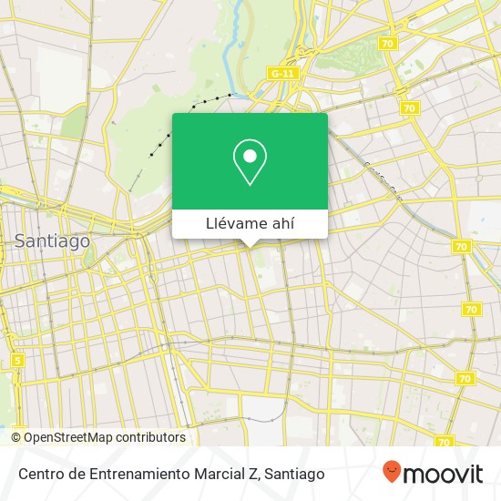 Mapa de Centro de Entrenamiento Marcial Z