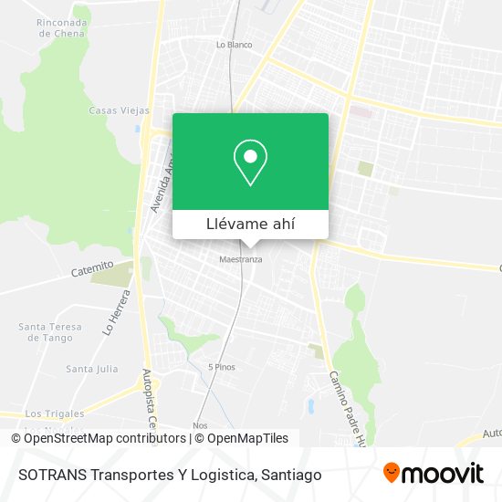 Mapa de SOTRANS Transportes Y Logistica