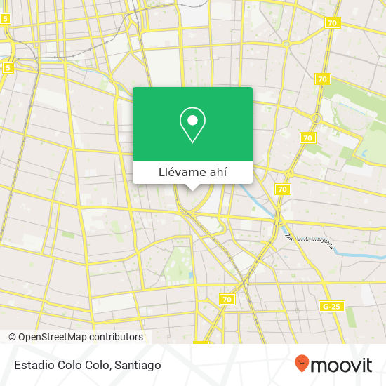 Mapa de Estadio Colo Colo
