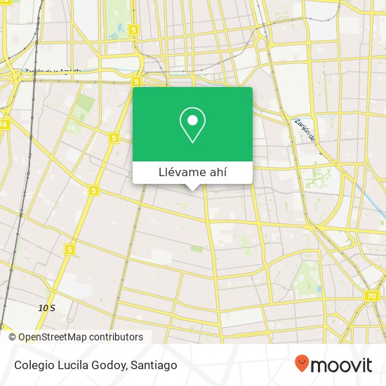 Mapa de Colegio Lucila Godoy