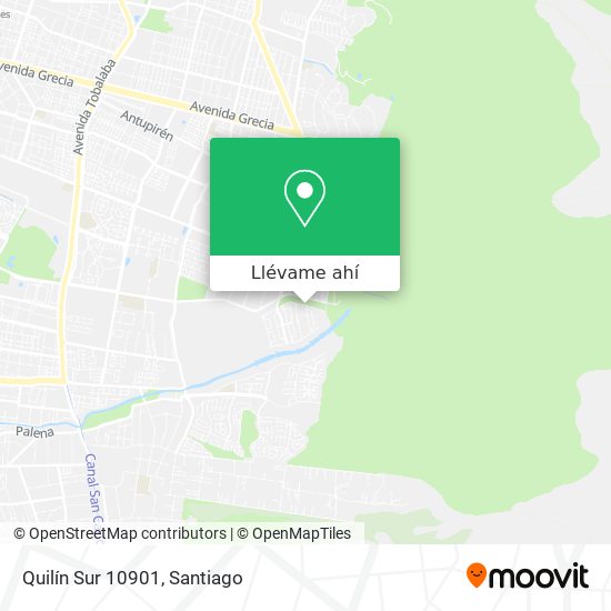 Mapa de Quilín Sur 10901