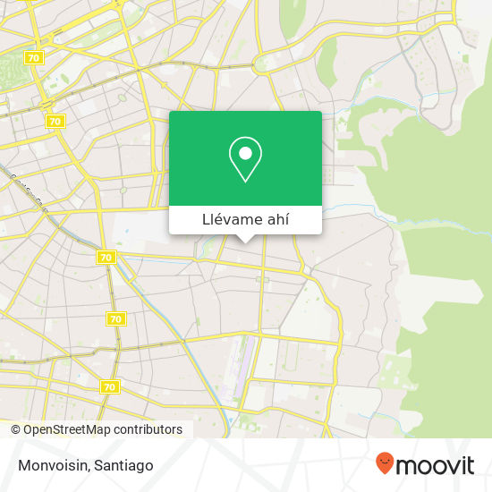 Mapa de Monvoisin