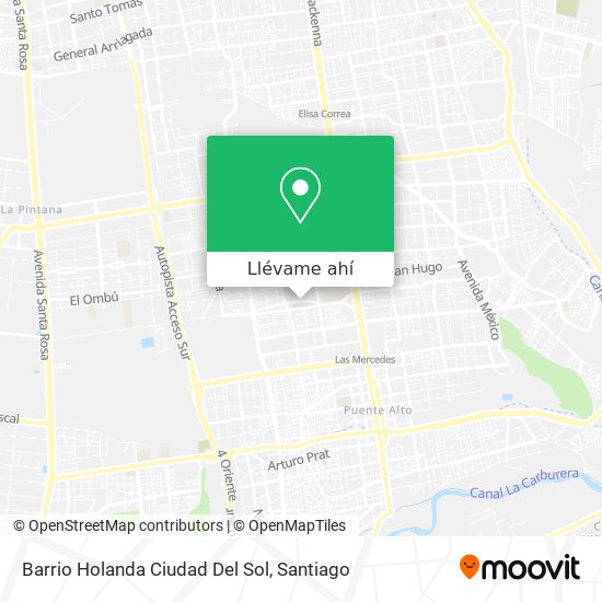 Mapa de Barrio Holanda Ciudad Del Sol