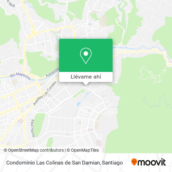 Mapa de Condominio Las Colinas de San Damian