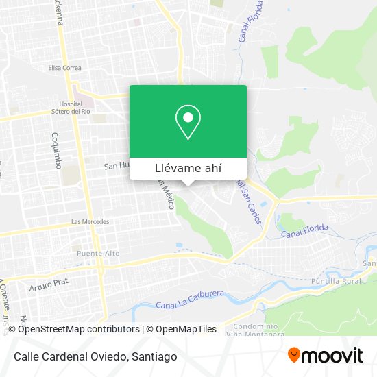 Mapa de Calle Cardenal Oviedo