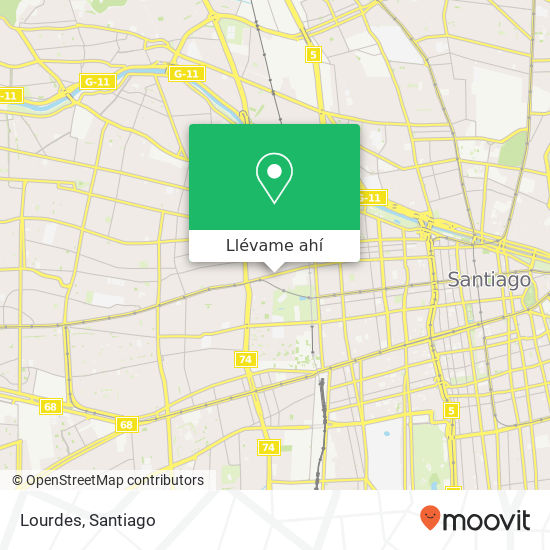 Mapa de Lourdes