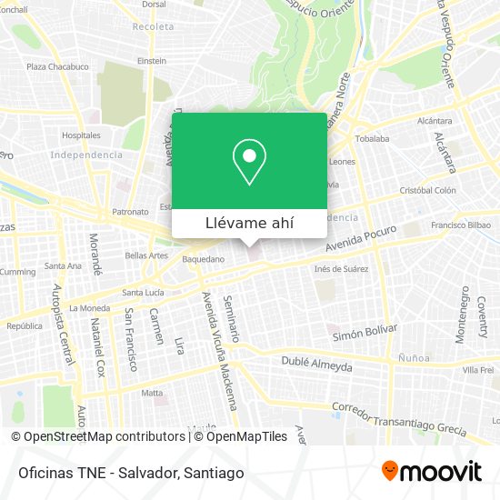 Mapa de Oficinas TNE - Salvador