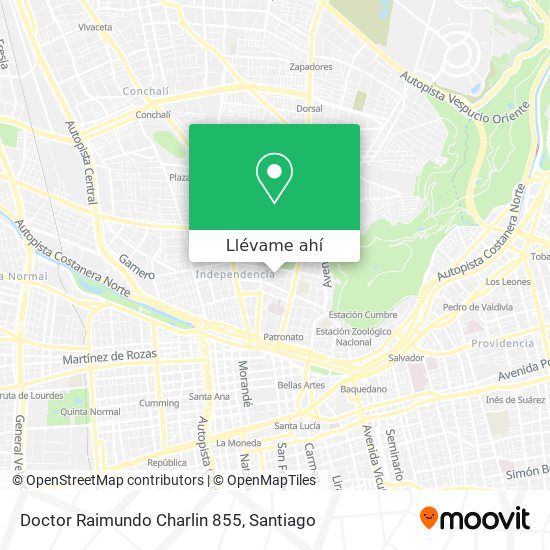 Mapa de Doctor Raimundo Charlin 855