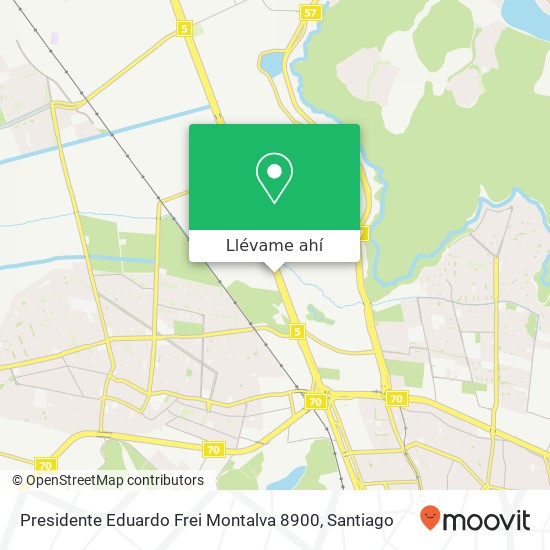 Mapa de Presidente Eduardo Frei Montalva 8900