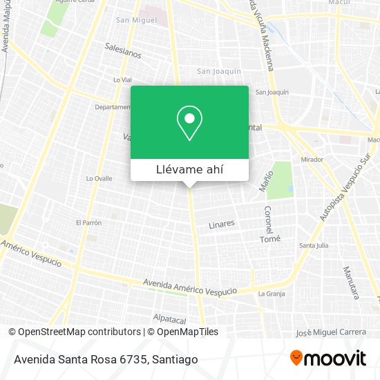 Mapa de Avenida Santa Rosa 6735