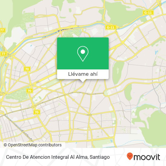 Mapa de Centro De Atencion Integral Al Alma