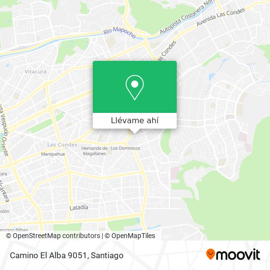 Mapa de Camino El Alba 9051