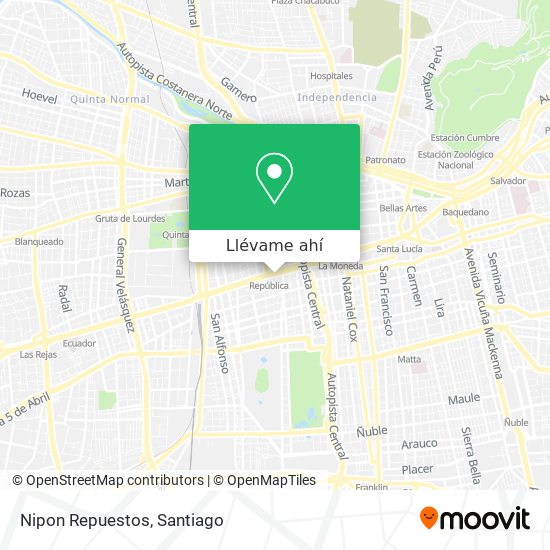 Mapa de Nipon Repuestos