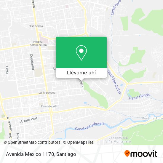 Mapa de Avenida Mexico 1170
