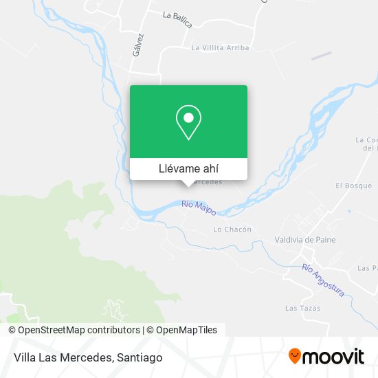 Mapa de Villa Las Mercedes