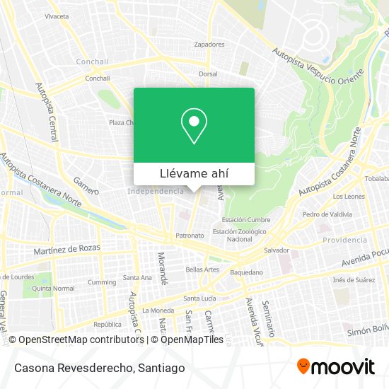 Mapa de Casona Revesderecho