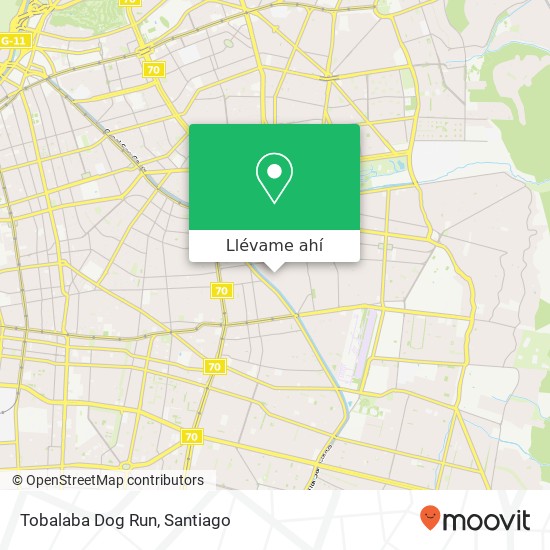 Mapa de Tobalaba Dog Run