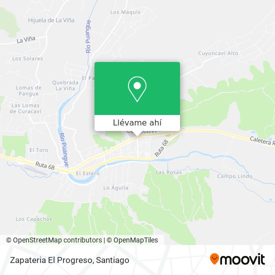 Mapa de Zapateria El Progreso