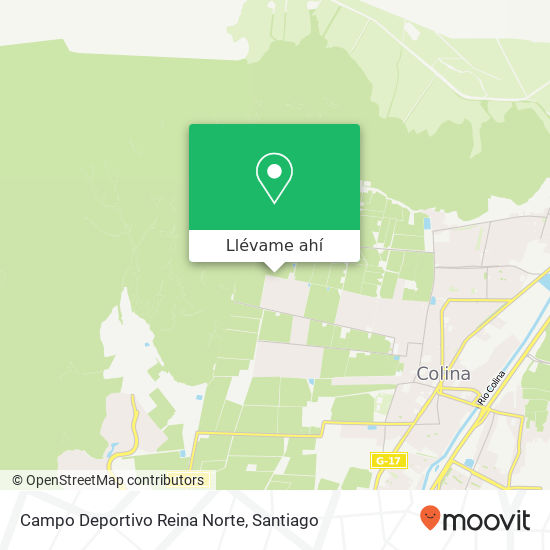Mapa de Campo Deportivo Reina Norte
