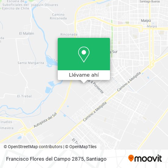 Mapa de Francisco Flores del Campo 2875