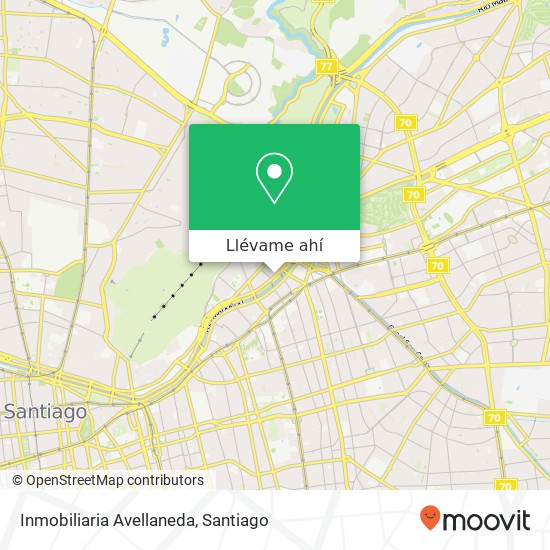 Mapa de Inmobiliaria Avellaneda