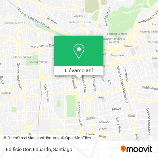 Mapa de Edificio Don Eduardo
