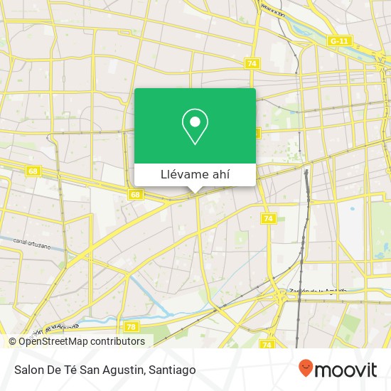 Mapa de Salon De Té San Agustin